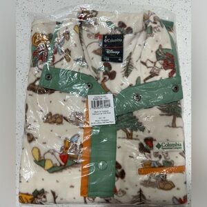 SOLD Men’s Mickey Mouse and Friends Columbia Fleece Pullover